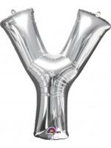 Picture of SILVER LETTER Y FOIL BALLOON